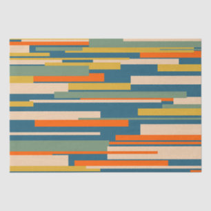 Wright Retro Modernes Abstrakt geometrisches Muste Seidenpapier