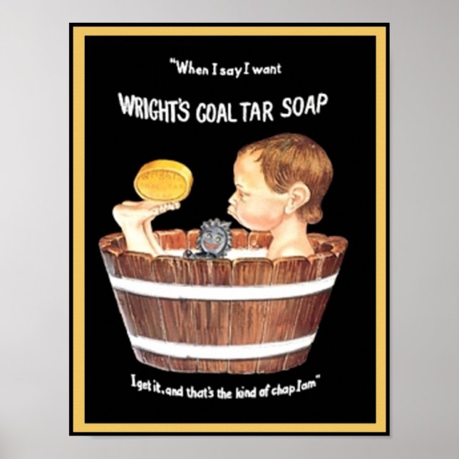 Wright's Coal Tar Soap Poster (Vorne)