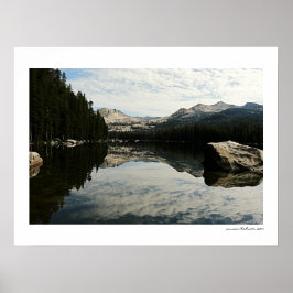 Wrights Lake Reflection Poster
