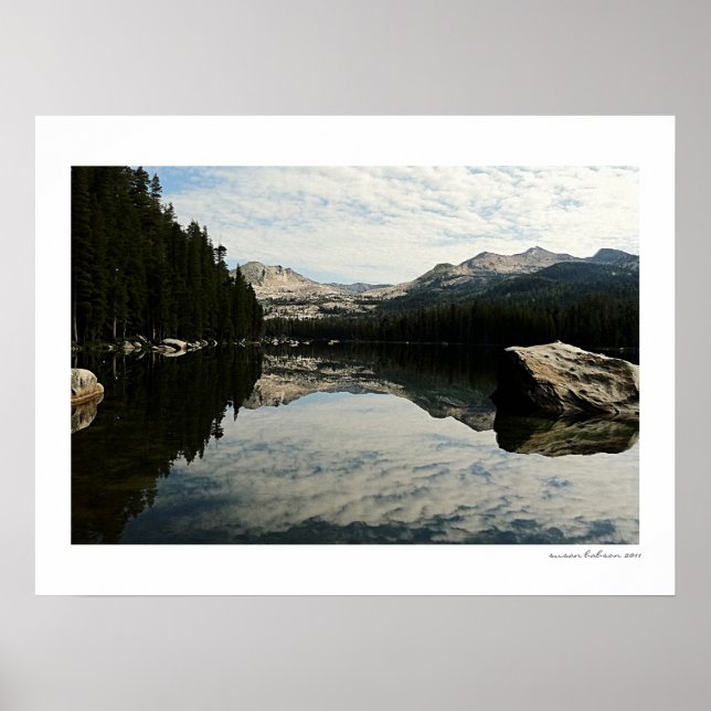 Wrights Lake Reflection Poster (Vorne)