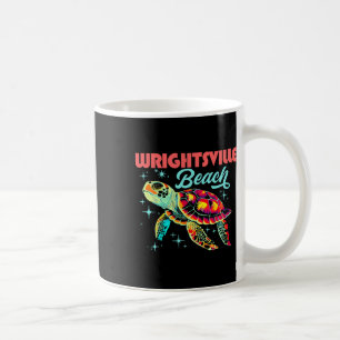 Wrightsville Beach Nc Artistic Sea Turtle Retro Kaffeetasse