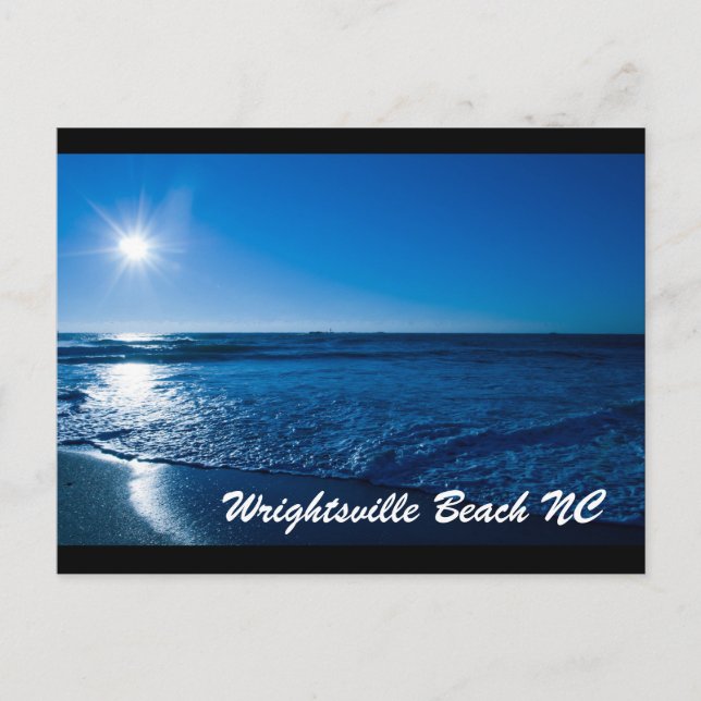 Wrightsville Beach NC Postkarte (Vorderseite)