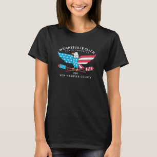 Wrightsville Beach Nc Sommer Patriotischer Stolz a T-Shirt