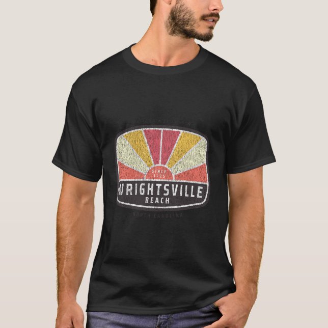 Wrightsville Beach Nc Urlaub Seagull Sun T-Shirt (Vorderseite)