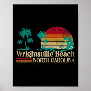 Wrightsville Beach North Carolina Familienurlaub Poster