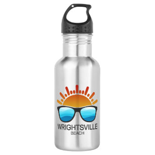 Wrightsville Beach North Carolina Sonnenbrille Edelstahlflasche
