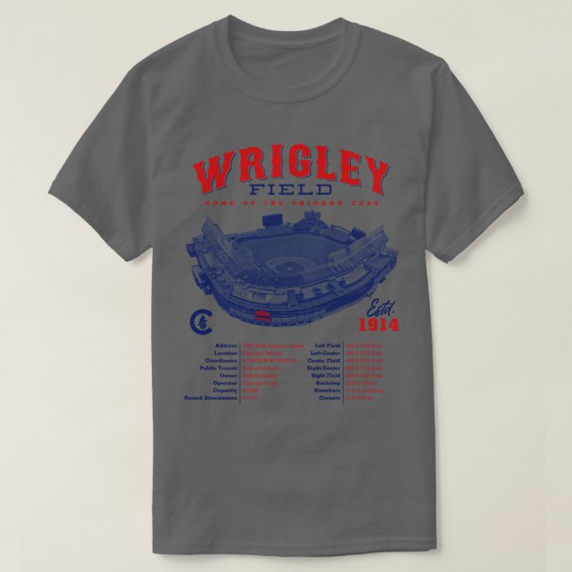 Wrigley Field T-Shirt (Design vorne)
