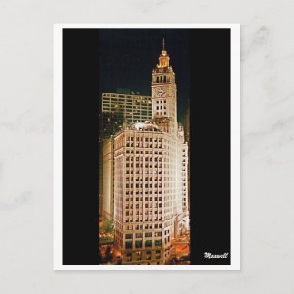 Wrigley Gebäude Postcard Postkarte