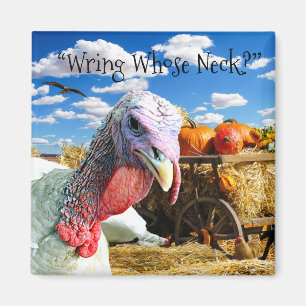 "Wring wessen Neck?" Erntedank Holiday Magnet