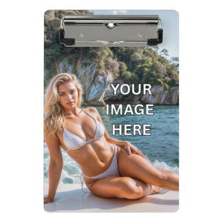 WRITE! ✍️ Custom Clipboard – Add Your Own Design Mini Klemmbrett