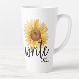 Write On (mit Sonnenblume) Milchtasse