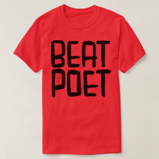 Writer Beat Poet T-Shirt (Design vorne)