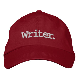 Writer. Bestickte Baseballkappe