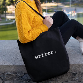 Writer Black and White Tasche