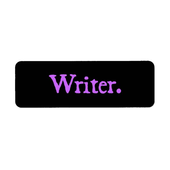 Writer Lavender Text (Vorne)