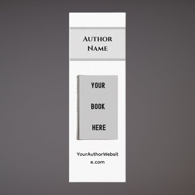 Writer or Author Mini Bookmark For Promotions Mini Visitenkarte (Von Creator hochgeladen)