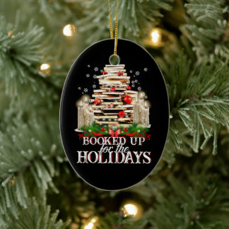 Writer Reader Bookaholic Books Lover Bookworm Keramik Ornament