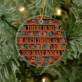 Writer Reader Bookaholic Books Lover Bookworm Keramik Ornament