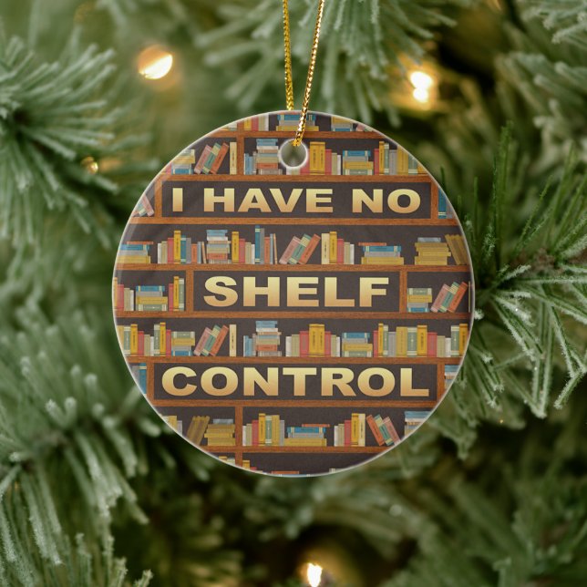 Writer Reader Books Ich habe keine Kontrolle mehr Keramik Ornament (Baum)