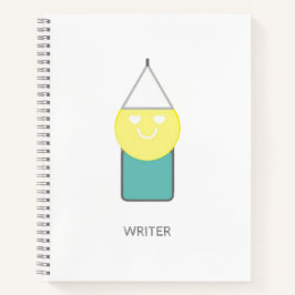 WRITER Spiral Notebook von Poet Adiela Akoo Notizbuch