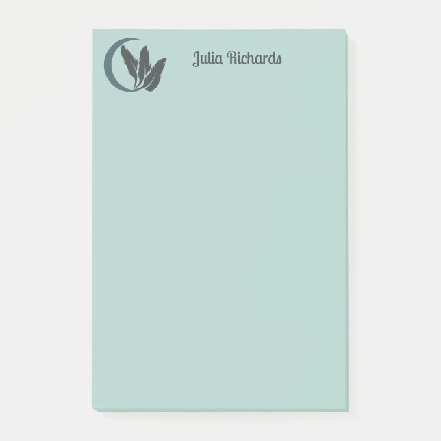 Writer Terrarium Dreams Post-it Klebezettel (Vorderseite)