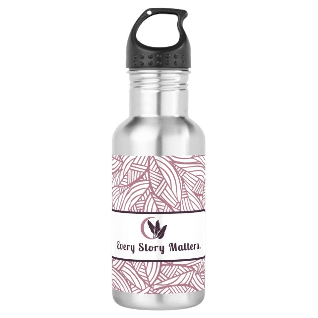 Writer Water Flasche Edelstahlflasche (Vorderseite)