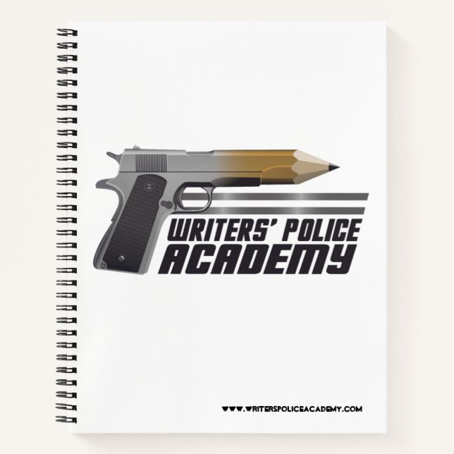 Writers' Police Academy Spiral Notebook  Notizbuch (Vorderseite)