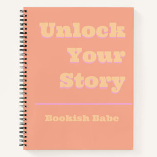 Writers Story Notebook Notizbuch