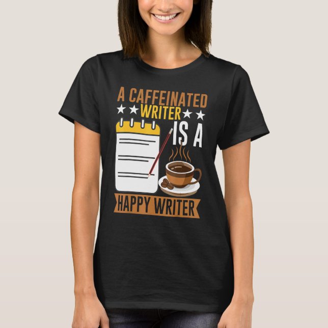 Writing For Authors And Writers 4 T-Shirt (Vorderseite)