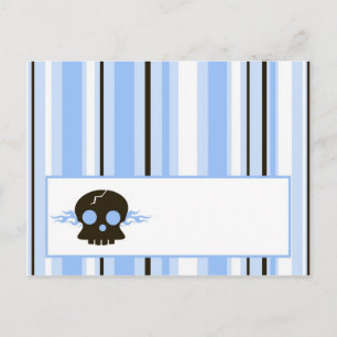 Writing Platzkarte Boy Blue Punk Rocker Gitarre Postkarte