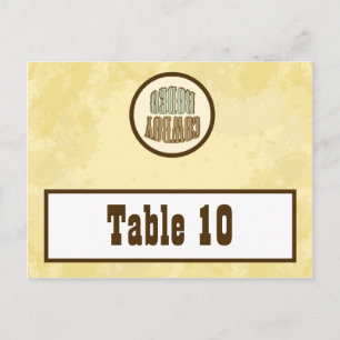 Writing Platzkarte Cowboy Rodeo Steer Skull Tan C Postkarte