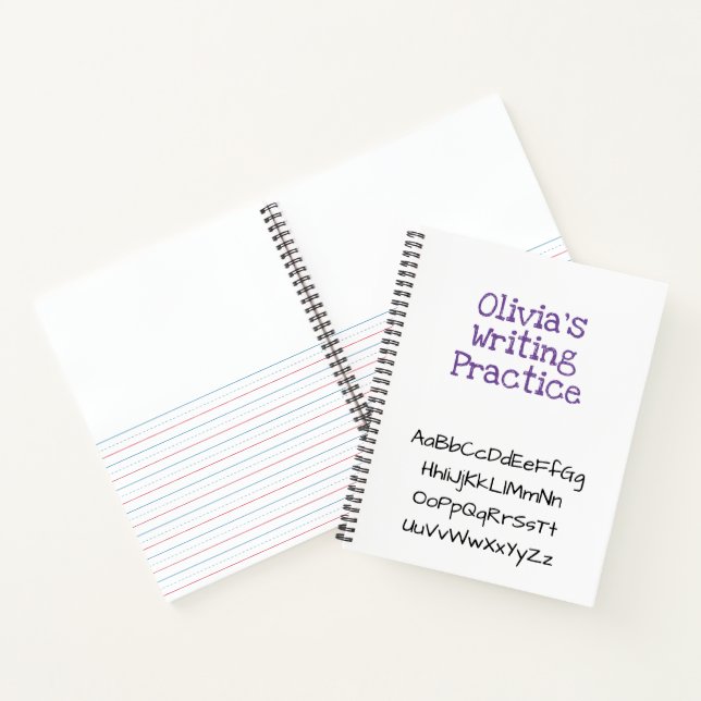 "Writing Practice"-Journal Notizbuch (Innenseite)