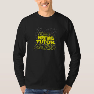 Writing Tutor Cool Galaxy Job T-Shirt