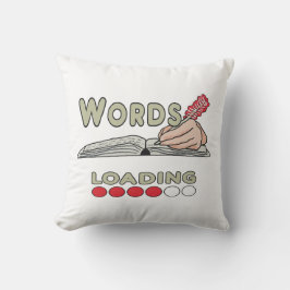 Writing Words Kissen