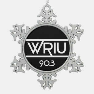 WRIU Schneeflocke-Verzierung Schneeflocken Zinn-Ornament