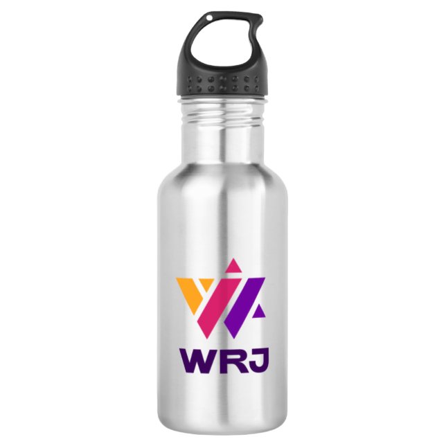 WRJ Wasserflasche Edelstahlflasche (Vorderseite)