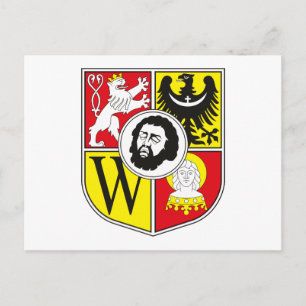 Wroclaw Coat of Arms Postkarte
