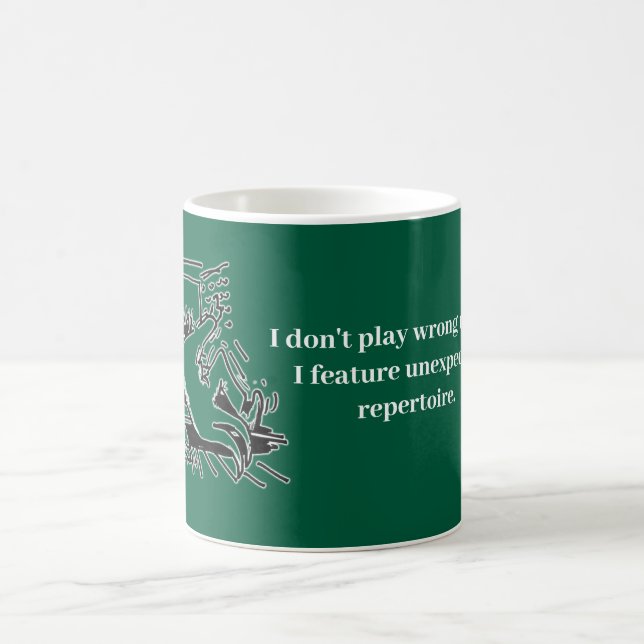 Wrong notes organist's mug kaffeetasse (Mittel)