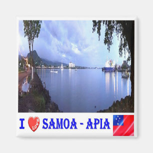 WS - Samoa - Apia Hafen - I Liebe Magnet