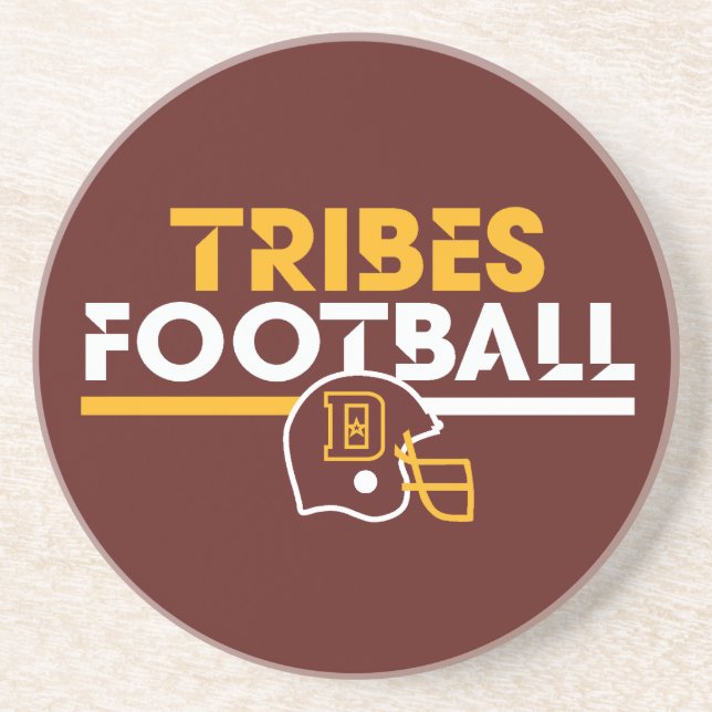 WSH D.C. Sports Tribes Football Sandstone Coaster Getränkeuntersetzer (Vorne)