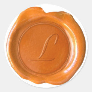 WSM Custom - Courtney - L - Orange Runder Aufkleber