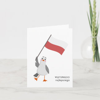 Wszystkiego najlepszego - Polnisches Glück Birthay Karte