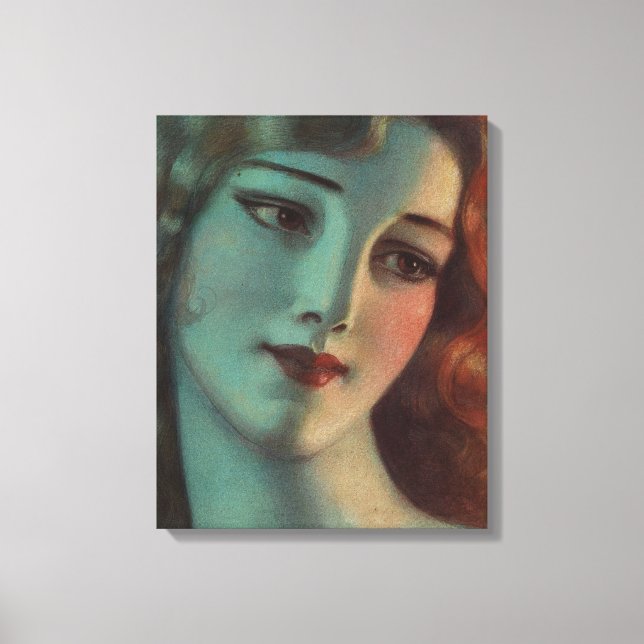 WT Benda Belle Art Déco Lady Diptych (Recto)
