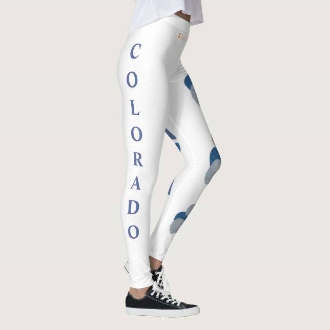 Wt. Colorado State Flower Blue Columbine Leggings (Droite)