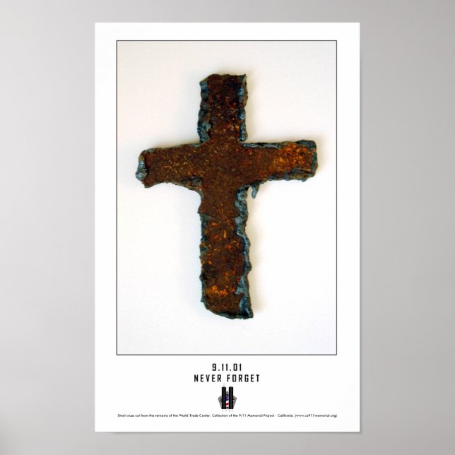 WTC Steel Cross Print Poster (Vorne)