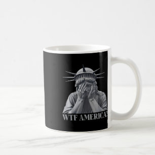 Wtf America_ Anti-Trump Politik und Demokratie Kaffeetasse