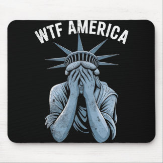 Wtf America Usa Political And Democracy  Mousepad