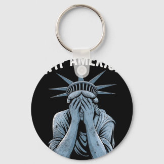 Wtf America Usa Political And Democracy  Schlüsselanhänger