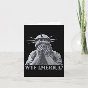 Wtf Amerika - Anti-Trump-Politik und Demokratie Karte