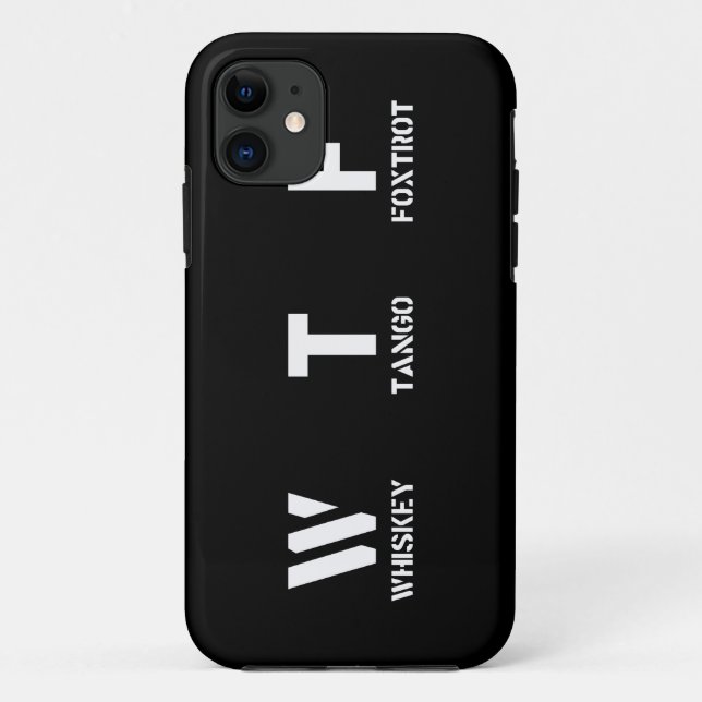 WTF Case-Mate iPhone HÜLLE (Rückseite)